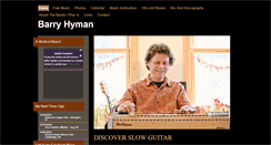 Desktop Screenshot of barryhyman.com